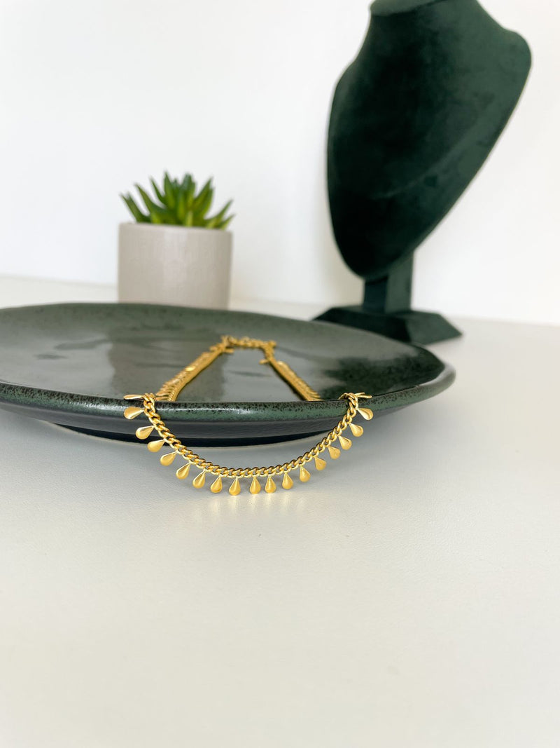 Choker mini gotas